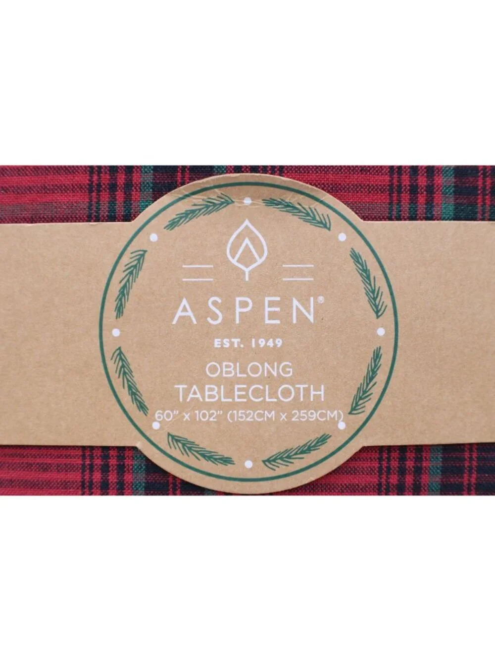NEW Aspen Oblong Rectangular Tablecloth 60x102